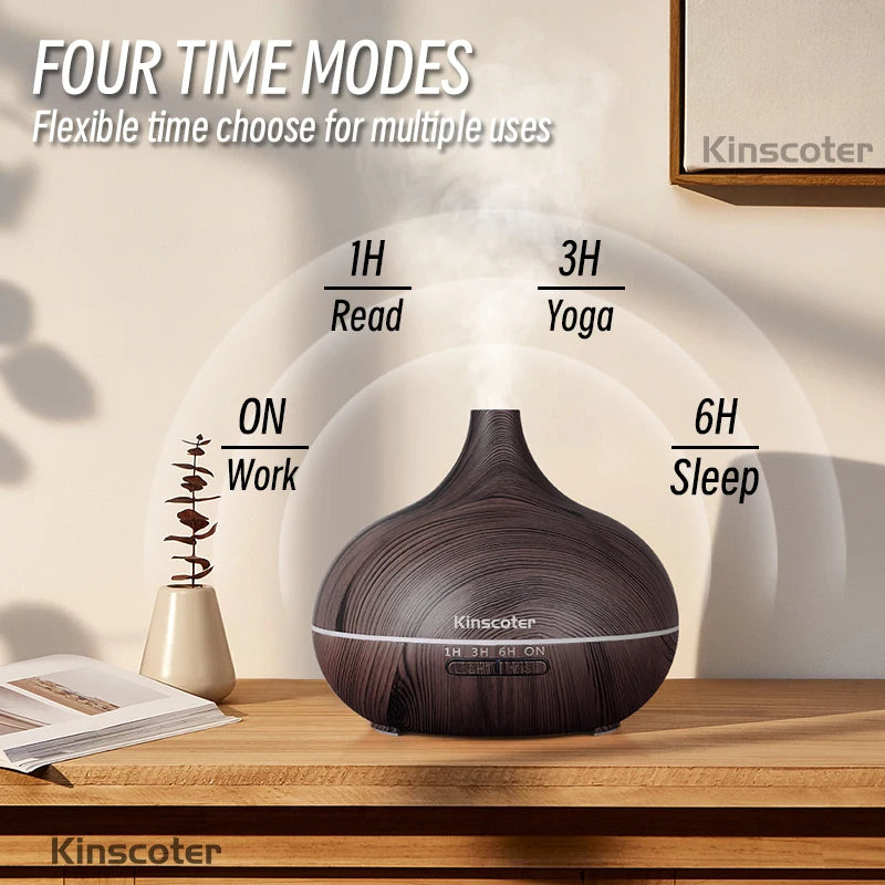 Aromatherapy Essential Oil Diffuser Wood